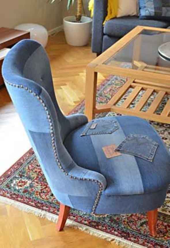 Decore sua casa com peças de jeans velhos 002