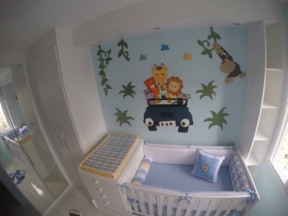 Decoração em EVA para o quarto do bebê 010