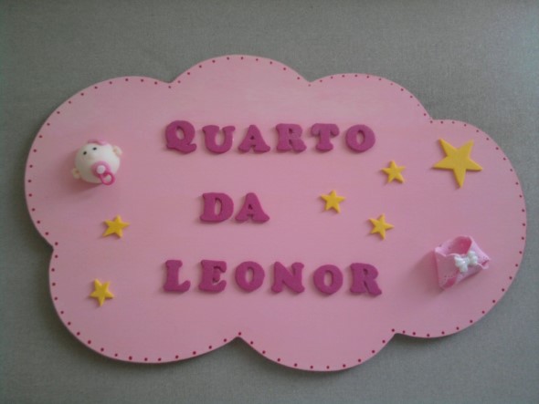 Decoração em EVA para o quarto do bebê 012