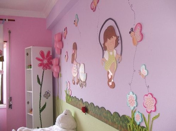 Decoração em EVA para o quarto do bebê 015