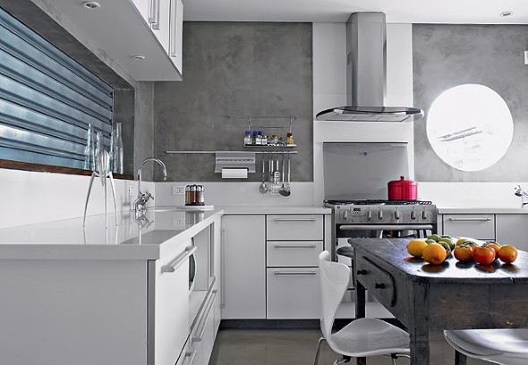 Concreto aparente na decoração