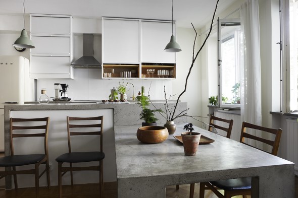 Concreto aparente na decoração