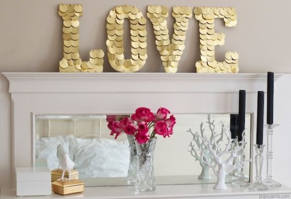 Decoração com letras 003