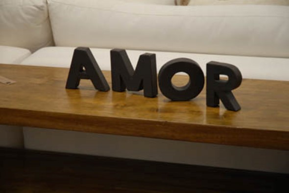 Decoração com letras 013