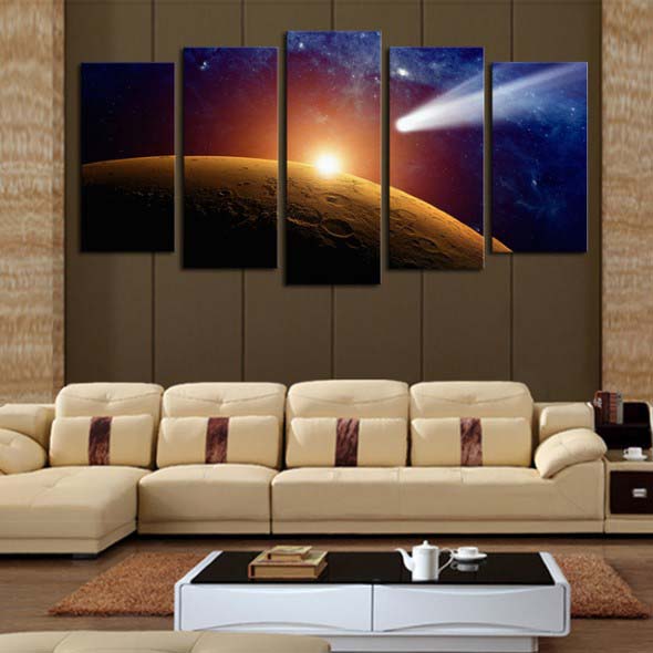 Decoração inspirada em planetas e galáxias 011