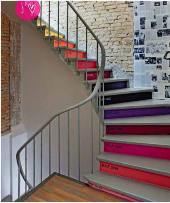Escadas coloridas 002