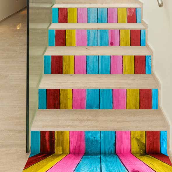 Escadas coloridas 009