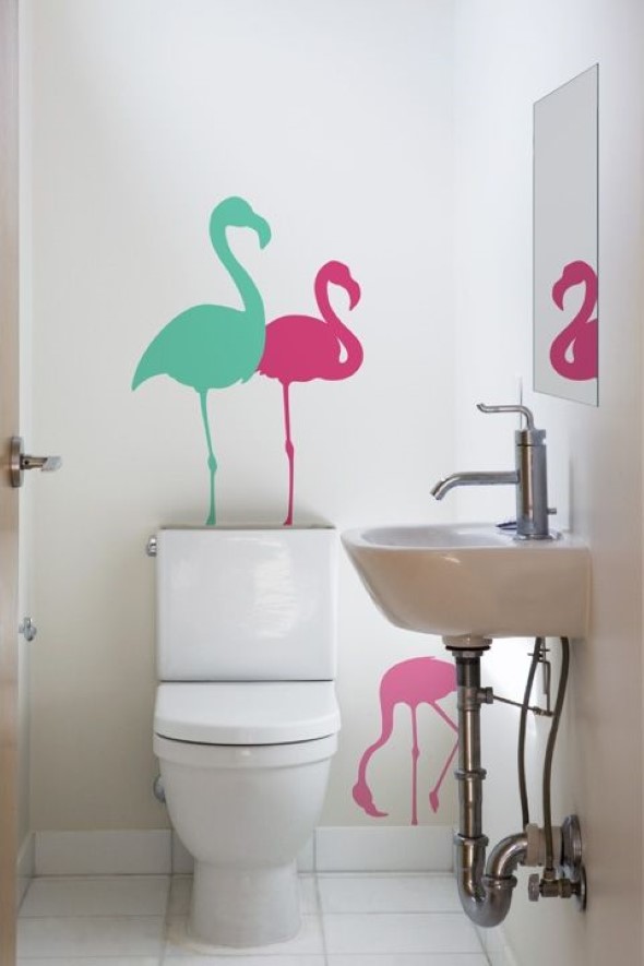 Como usar flamingos na decoração 003