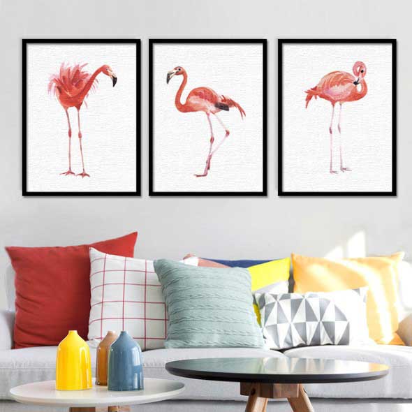 Como usar flamingos na decoração 006