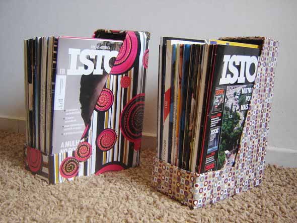 DIY - Porta revistas artesanal 002