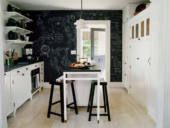 Dicas para decorar cozinhas preto e branco 013