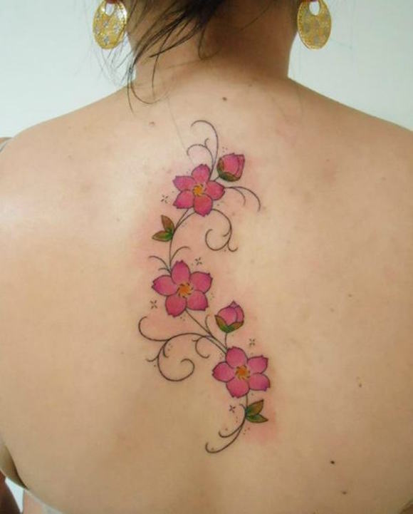 tatuagem flores 10